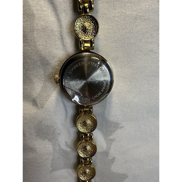 New Gold Watch With Pink Jewels - Picture 2 of 4